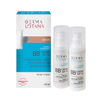 DERMALOTANA kremas su atspalviu HYDRA COMFORT BB NATURAL, natūrali spalva, 30 ml