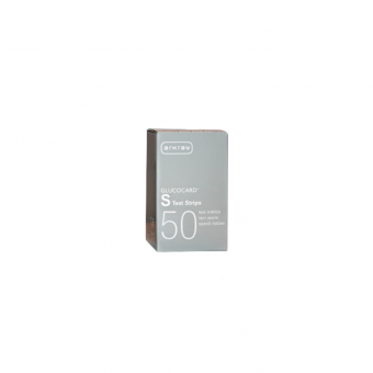 Glucocard S gliukozės testų juostelės, N50 Glucocard S gliukozės testų juostelės, N50