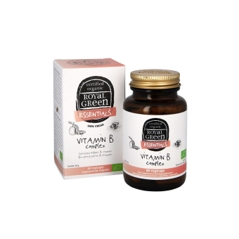 Lithuania product data sample: ROYAL GREEN BIO vitaminų B kompleksas, LT-EKO-001, 60 kapsulių