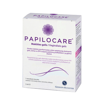 Papilocare vaginalinis gel 5ml N7 Papilocare vaginalinis gel 5ml N7