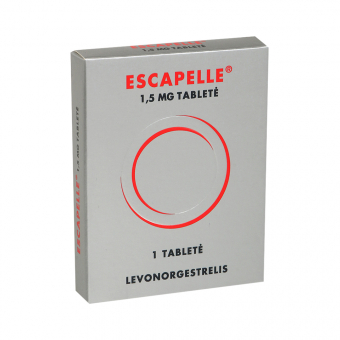 Escapelle 1.5mg tabletės N1 Escapelle 1.5mg tabletės N1