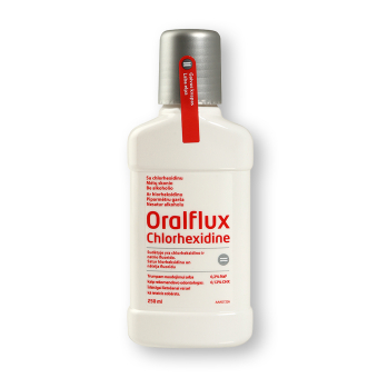OralFlux Chlorhexidine burnos skalavimo skystis, 250
ml OralFlux Chlorhexidine burnos skalavimo skystis, 250
ml