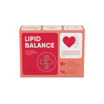Lithuania product data sample: OLVEL LIPID BALANCE, 30 minkštų kapsulių