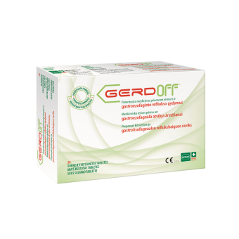 Gerdoff burnoje tirpstančios tabletės N20 Gerdoff burnoje tirpstančios tabletės N20