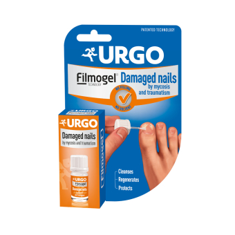 Pleistras Urgo, pažeistiems nagams, skystas, 3.3 ml Pleistras Urgo, pažeistiems nagams, skystas, 3.3 ml