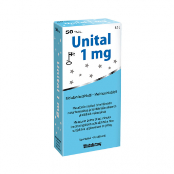 Unital 1 mg tabletės, N50 Unital 1 mg tabletės, N50