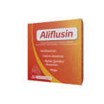 ALIFLUSIN 500 mg/200 mg/4 mg, Šnypščiosios tabletės, N20