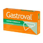 GASTROVAL HEPAR FORMULA, 30 kapsulių
