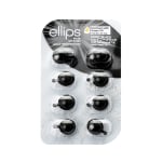 ELLIPS tepami vitaminai plaukams SHINY BLACK, 8 ml
