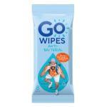 GOWIPES, Drėgnos servetėlės Anti-Bacterial, 8 vnt.
