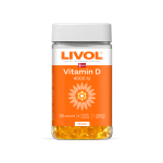 LIVOL Vitamino D 4000 TV kapsulės, 120 kapsulių