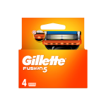 GILLETTE skustuvo galvutės FUSION 5, 4 vnt.