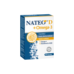 NATEO® D3 4000 TV + Omega, 60 kapsulių