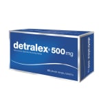 DETRALEX, 500 mg, plėvele dengtos tabletės, N60