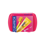 CURAPROX kelioninis rinkinys Travel Set, t.rožinis, 1 vnt.