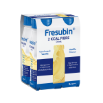 FRESUBIN 2 KCAL FIBRE DRINK, gėrimas, vanilės skonio, nuo 3 m. po 200 ml, 4 vnt., 4 buteliukai