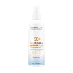 DERMEDIC SUNBRELLA purškiamas apsauginis kūno pienelis nuo saulės, SPF 50+, 150 ml