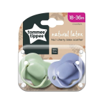 TOMMEE TIPPEE lateksiniai čiulptukai, apvali forma, 18–36  mėn., 2 vnt.