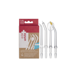 EDELWHITE atsarginiai irigatoriaus antgaliai POWER SPA, 4 vnt.