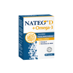 NATEO® D3 4000 TV + Omega, 60 kapsulių