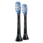 PHILIPS standartinė dantų šepetėlio galvutė SONICARE G3 PREMIUM GUM CARE BLACK HX9052/33, 2 vnt.