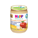 HiPP ekologiška obuolių ir bananų tyrelė su visadaliais grūdais, nuo 6 mėn., LT-EKO-001, 190 g