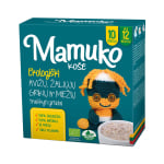 MAMUKO ekologiška traiškytų žaliųjų grikių, miežių ir avižų košė, nuo 12 mėn., LT-EKO-001, 240 g