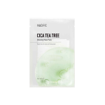NACIFIC atpalaiduojanti lakštinė veido kaukė CICA TEA TREE RELAXING MASK, 30 g, 1 vnt.
