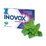 INOVOX MENTHOL, 2 mg / 0,6 mg / 1,2 mg, kietosios pastilės, N24