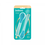 Baboo šaukšteliai jautrūs karščiui, 4+ mėn., mėlynos spalvos, 2 vnt.