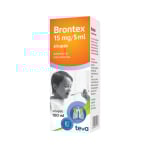 Brontex, 15mg/5ml, 100 ml ir matavimo taurelė, Sirupas, N1
