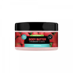 COSMEPICK drėkinamasis kūno sviestas, su braškių ir bazilikų ekstraktais, 250 ml