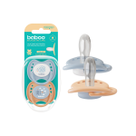 BABOO® Calmy silikoninis simetrinis čiulptukas su sterilizavimo dėžute, Blue Haze, 6+ mėn, 2 vnt.