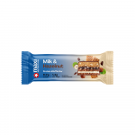 Maxi Nutrition baltyminis vaflinis batonėlis su pieniniu šokoladu ir lazdynų riešutais, 40 g