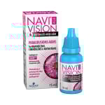 NAVIVISION PLUS natūralūs akių lašai paraudusioms akims, 15 ml