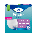 TENA sauskelnės kelnaitės PANTS MAXI, L dydis, 10 vnt.