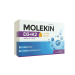 MOLEKIN D3 + K2, 2000IU, 75 Kapsulės