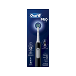 ORAL-B elektrinis dantų šepetėlis PRO SERIES 1 BLACK CROSS ACTION, juoda spalva, 1 vnt.