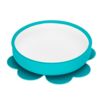BABOO silikoninė lėkštė neslystančiu dugnu, 6+ mėn., turkio spalva, 1 vnt.