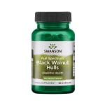 SWANSON BLACK WALNUT HULLS, 500 mg, 60 kapsulių