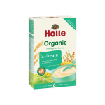 HOLLE ekologiška trijų grūdų košė be glitimo kūdikiams, nuo 6 mėn., LT-EKO-001, 250 g