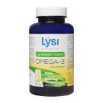 LYSI žuvų taukai OMEGA- 3 IMMUNITY FORTE, 100 kapsulių