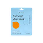 PHARMA OIL lakštinė veido kaukė TAKE A SIP, 25 ml