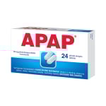 APAP, 500mg, plėvele dengtos tabletės, N24