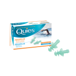 QUIES apsauginiai ausų kištukai plaukimui iš formuojamo silikono, 1 pora