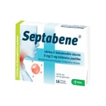 Septabene citrinų ir šeivamedžio skonio 3 mg/1 mg, kietosios pastilės, N16