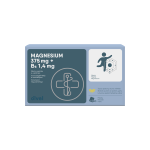 OLVEL MAGNIS 375 MG + B6 1,4 MG, apelsinų skonio, nuo 12 m., 30 pakelių