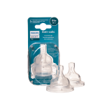 PHILIPS AVENT silikoninis žindukas ANTI-COLIC (1/338), lėta tėkmė (2),  nuo 1 mėn., 2 vnt.