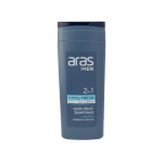 ARAS dušo želė-šampūnas su mentoliu 2 IN 1, 250 ml