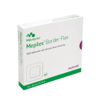 MEPILEX silikoninis tvarstis BORDER FLEX, 10 x 10 cm, 5 vnt.